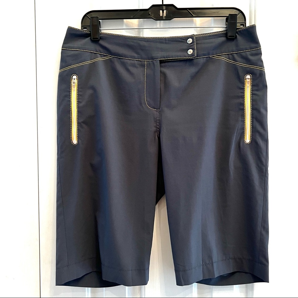 Cutter & Buck Annika shorts, golf, Bermuda, gray, 8